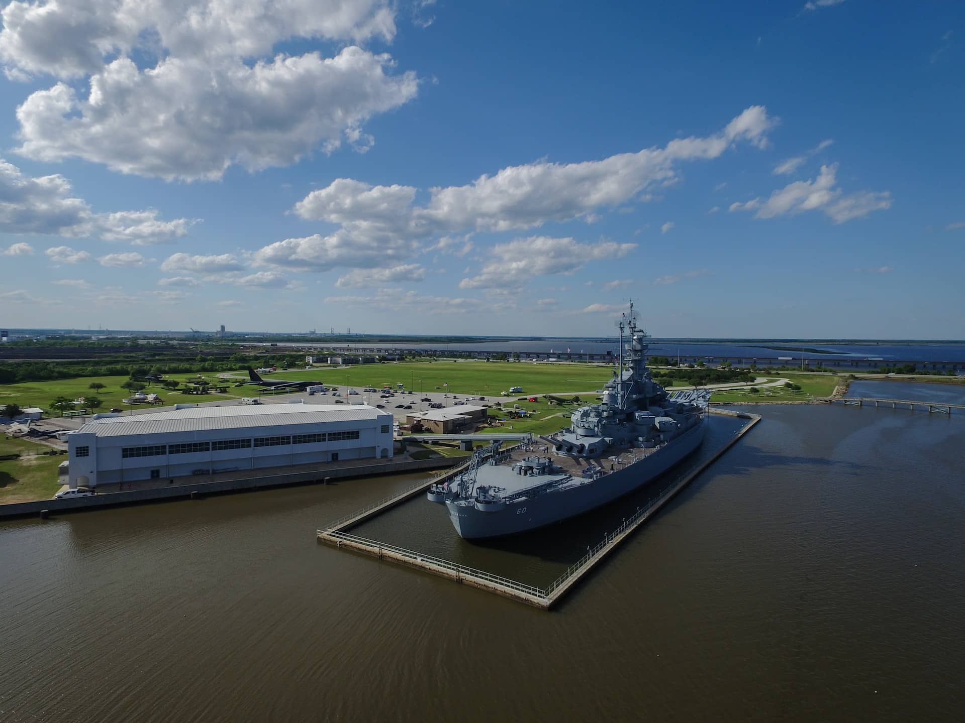 Photo of USS Alabama in Mobile, Alabama